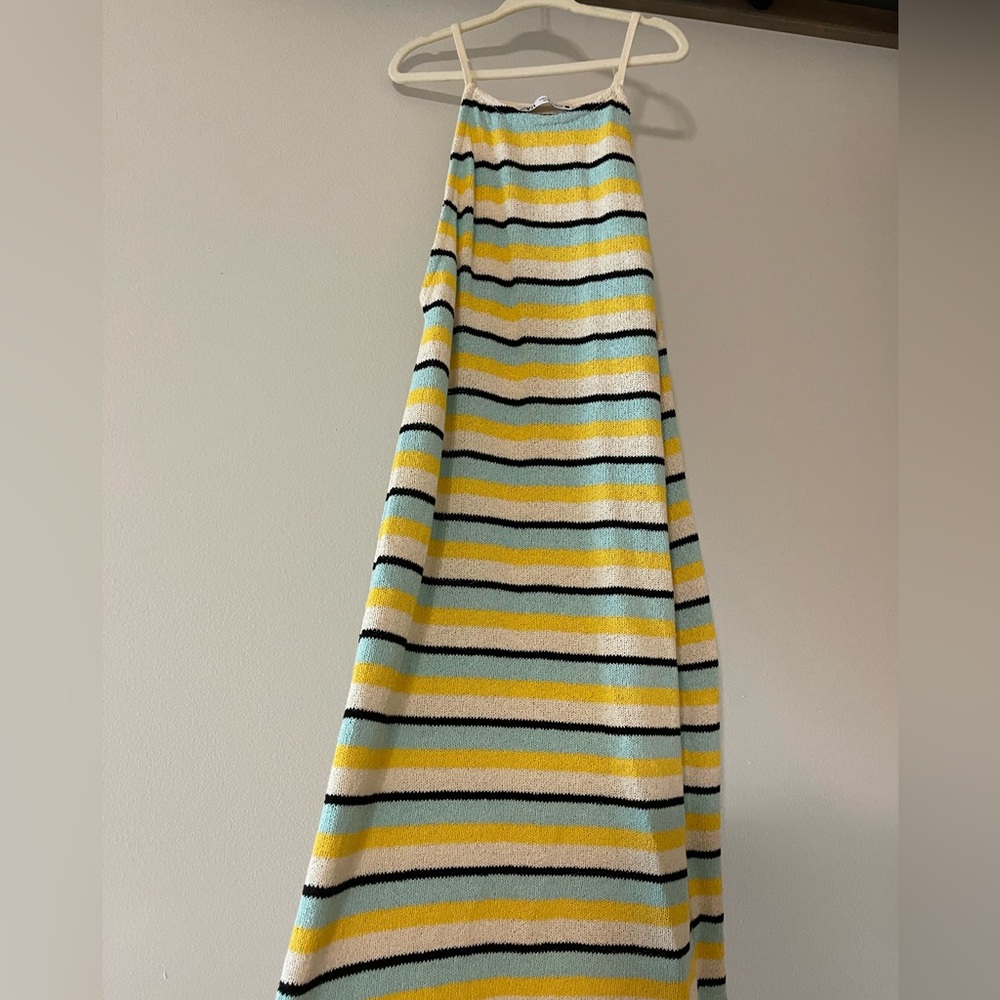Worn once; Zara striped knitted dress; size small